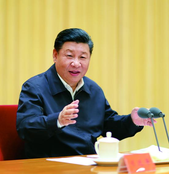 2018年7月3日至4日，全國組織工作會議在北京召開。中共中央總書記、國家主席、中央軍委主席習近平出席會議并發(fā)表重要講話。 新華社記者 鞠鵬/攝